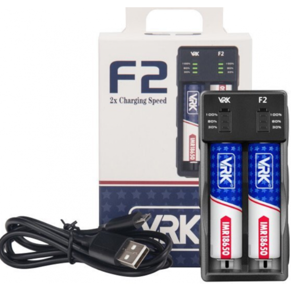 VRK F2 Smart Charger with 2A USB cable