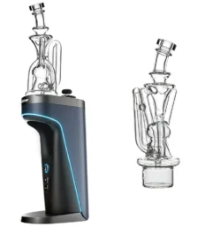 CALI BEAR GLASS: VERTICAL RECYCLER DR DABBER SWITCH 2 GLASS ATTACHMENT